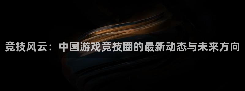天美娱乐主管：竞技风云：中国游戏竞技圈的最新动态与未来方向